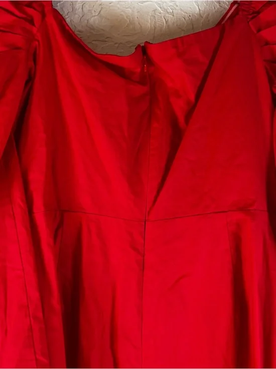 Lovers + Friends Isa Puff Sleeve Mini Dress in Cherry Red - Picture 12 of 15